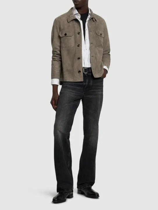 Tom Ford   Lightweight suede outershirt 