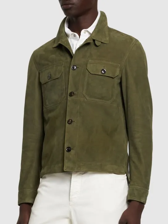 Tom Ford   Lightweight suede outershirt 