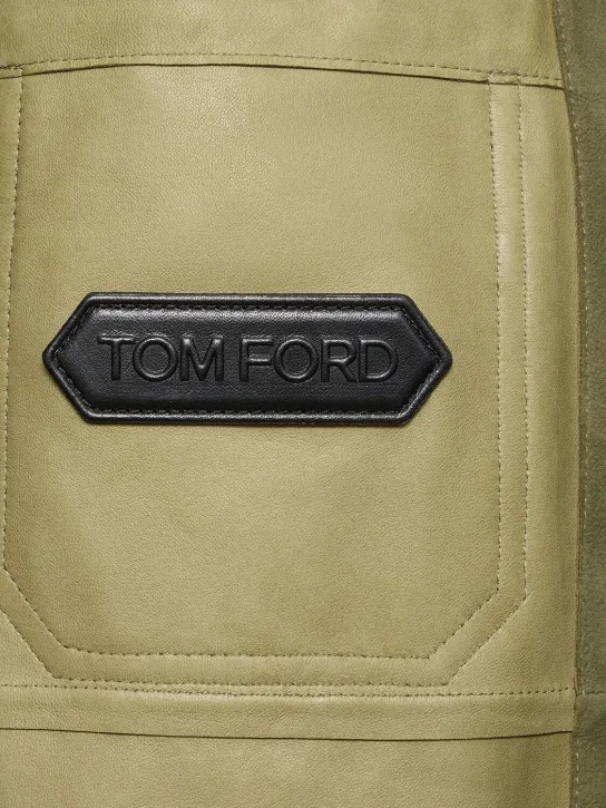 Tom Ford   Lightweight suede outershirt 