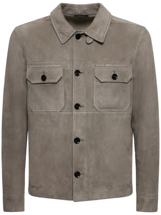 Tom Ford   Lightweight suede outershirt 