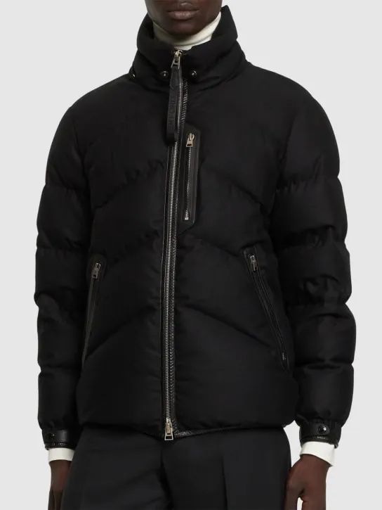 Tom Ford   Lightweight wool blend down jacket 