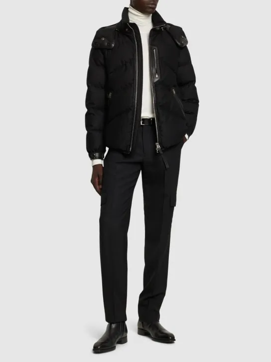 Tom Ford   Lightweight wool blend down jacket 