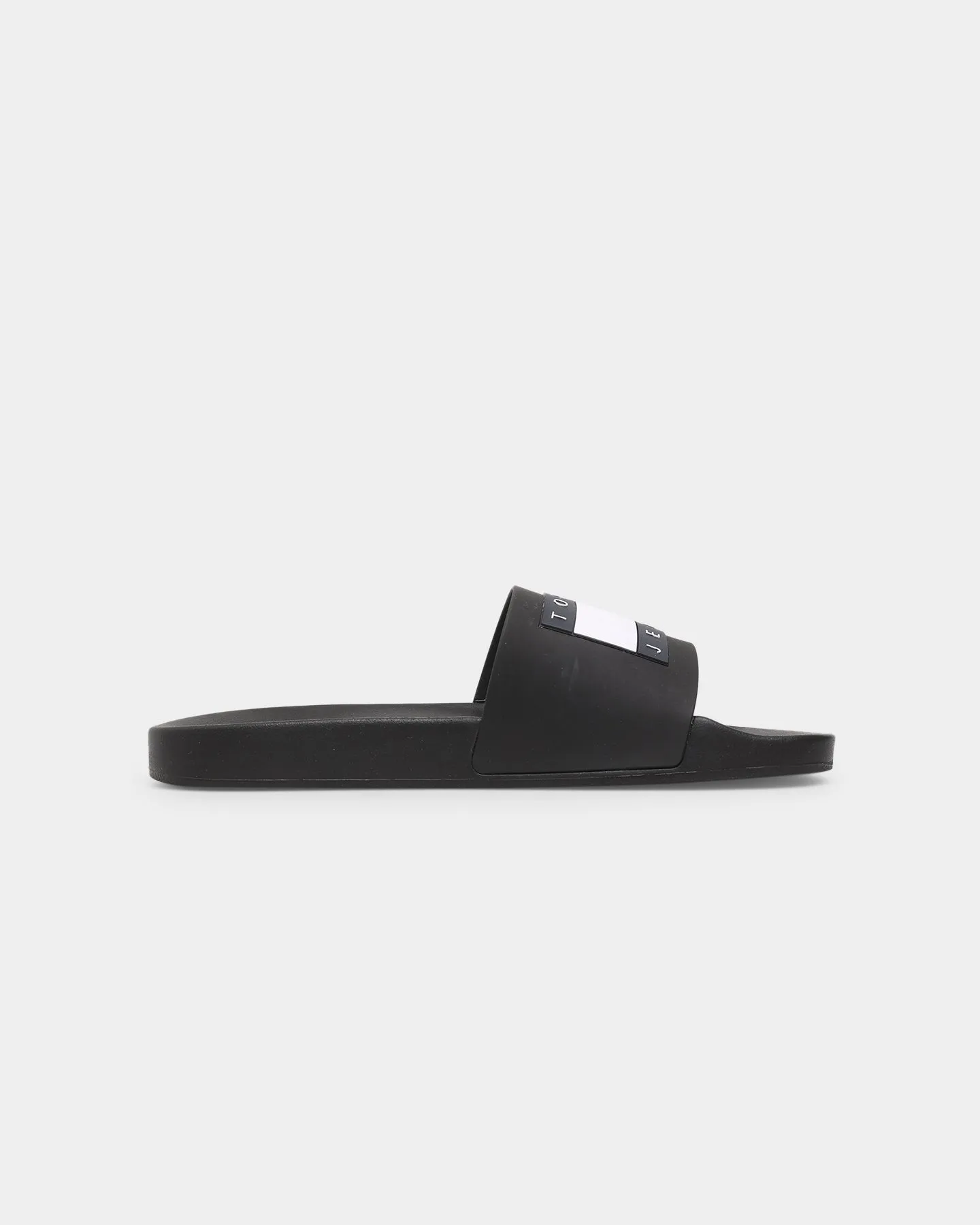 Tommy Jeans Flag Pool Slides Black