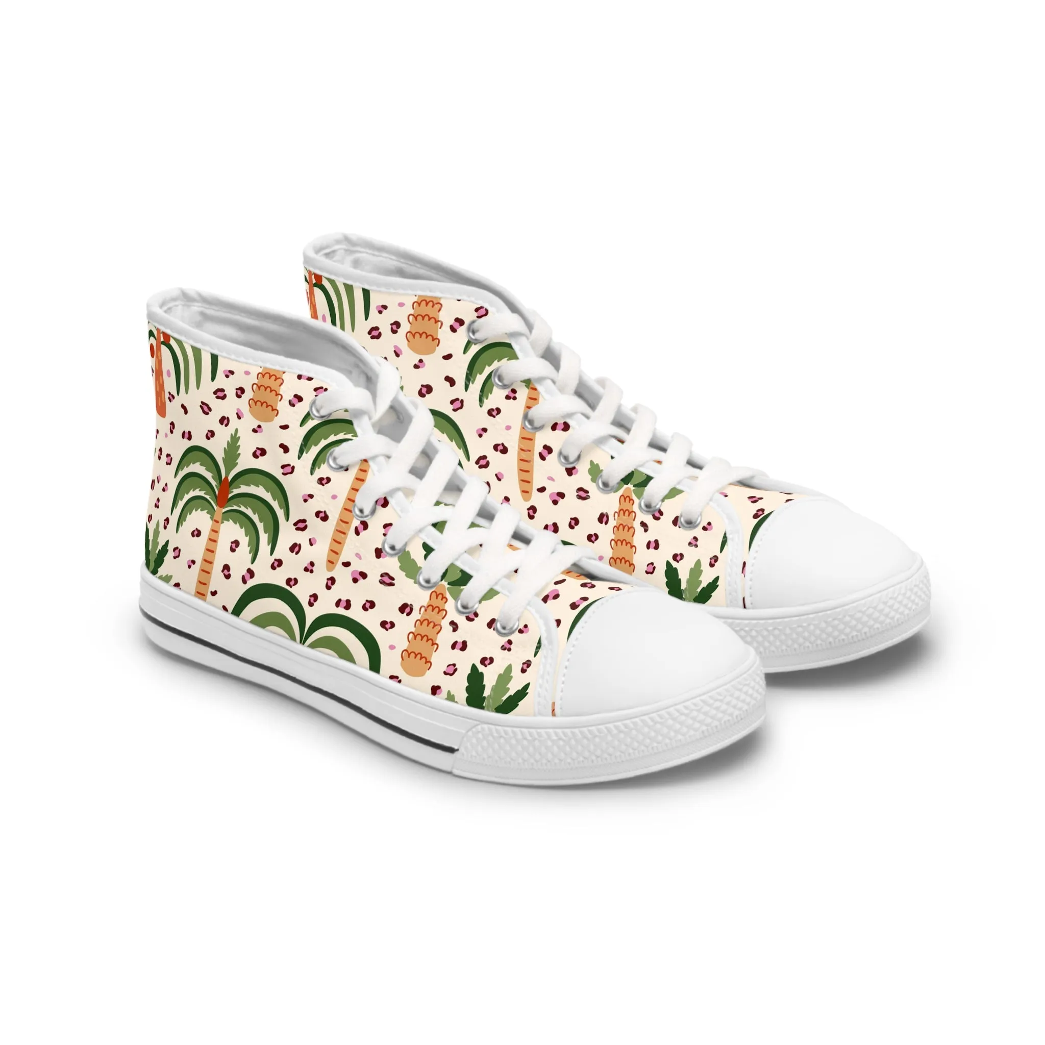 Tropical Palm Tree Women's High Top Sneakers