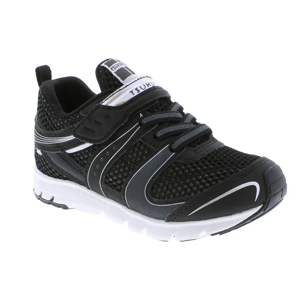 Tsukihoshi Kids' Velocity (Sizes 9 - 1) - Black/Silver