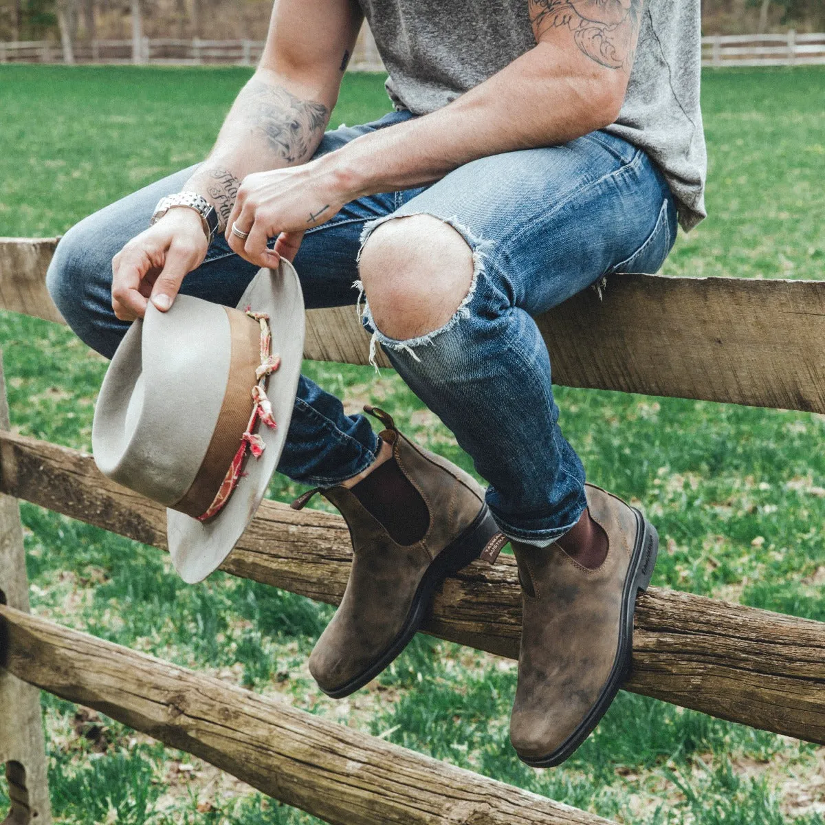 Unisex 1306 Chelsea Boot - Rustic Brown