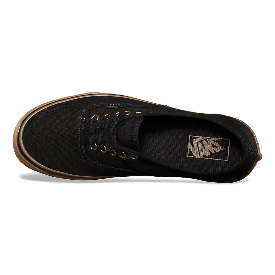 Unisex Authentic (Rubber Sole) - Black/Gum