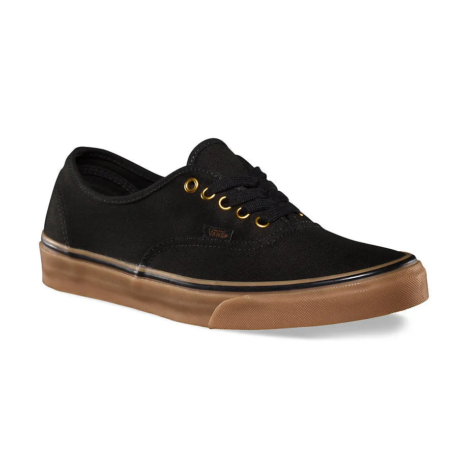 Unisex Authentic (Rubber Sole) - Black/Gum