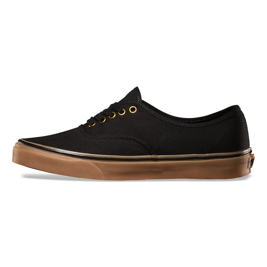 Unisex Authentic (Rubber Sole) - Black/Gum