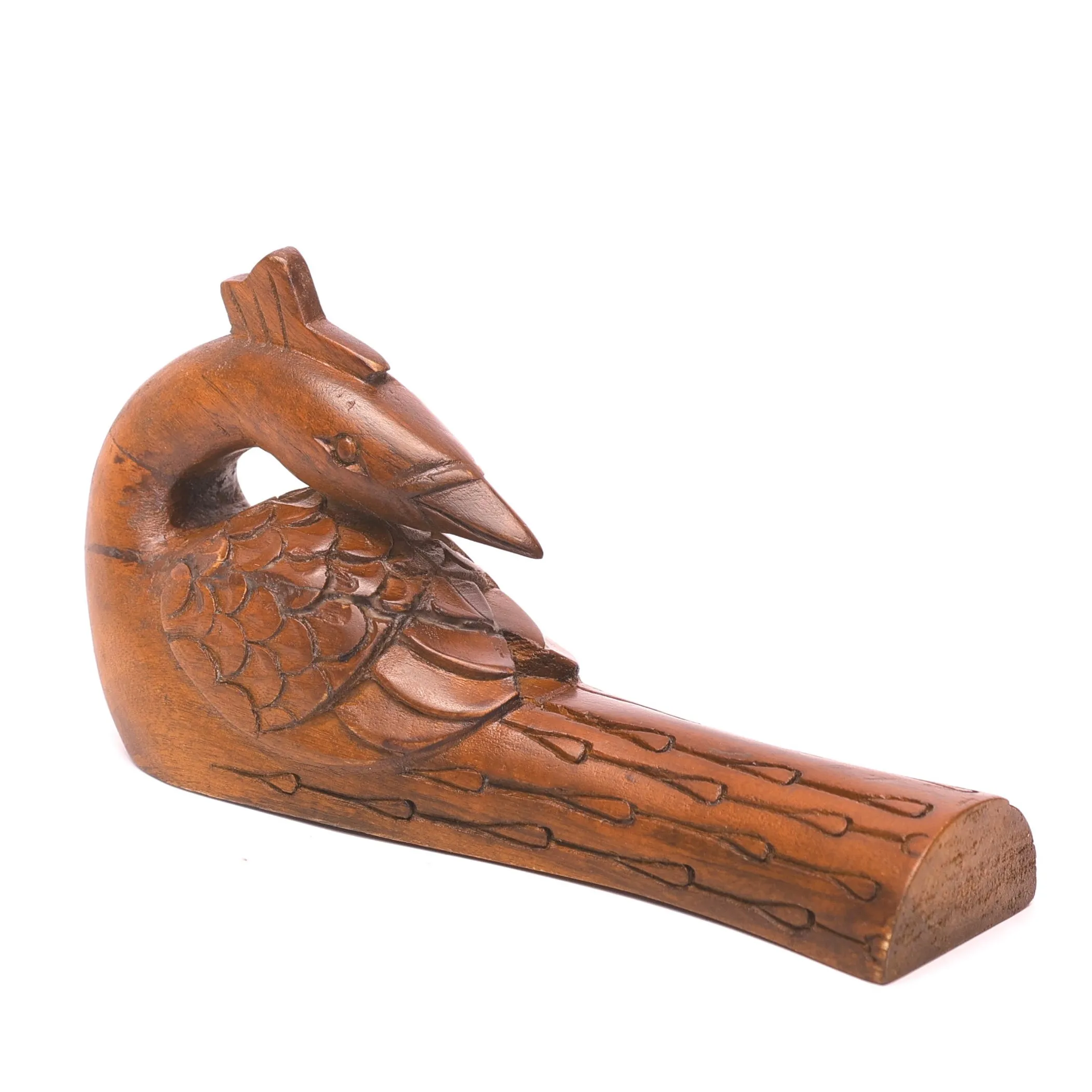 Versatile Heritage Style Wooden Sleeping Bird Figurine