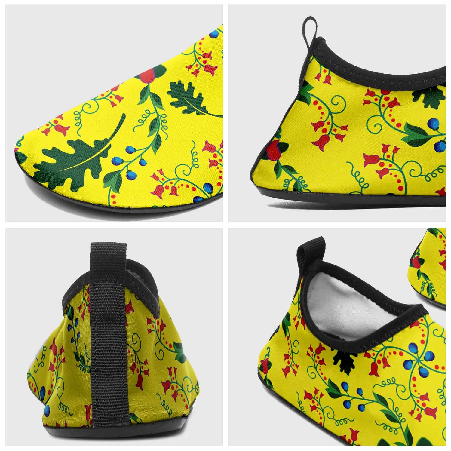 Vine Life Lemon Kid's Sockamoccs Slip On Shoes