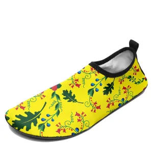 Vine Life Lemon Kid's Sockamoccs Slip On Shoes