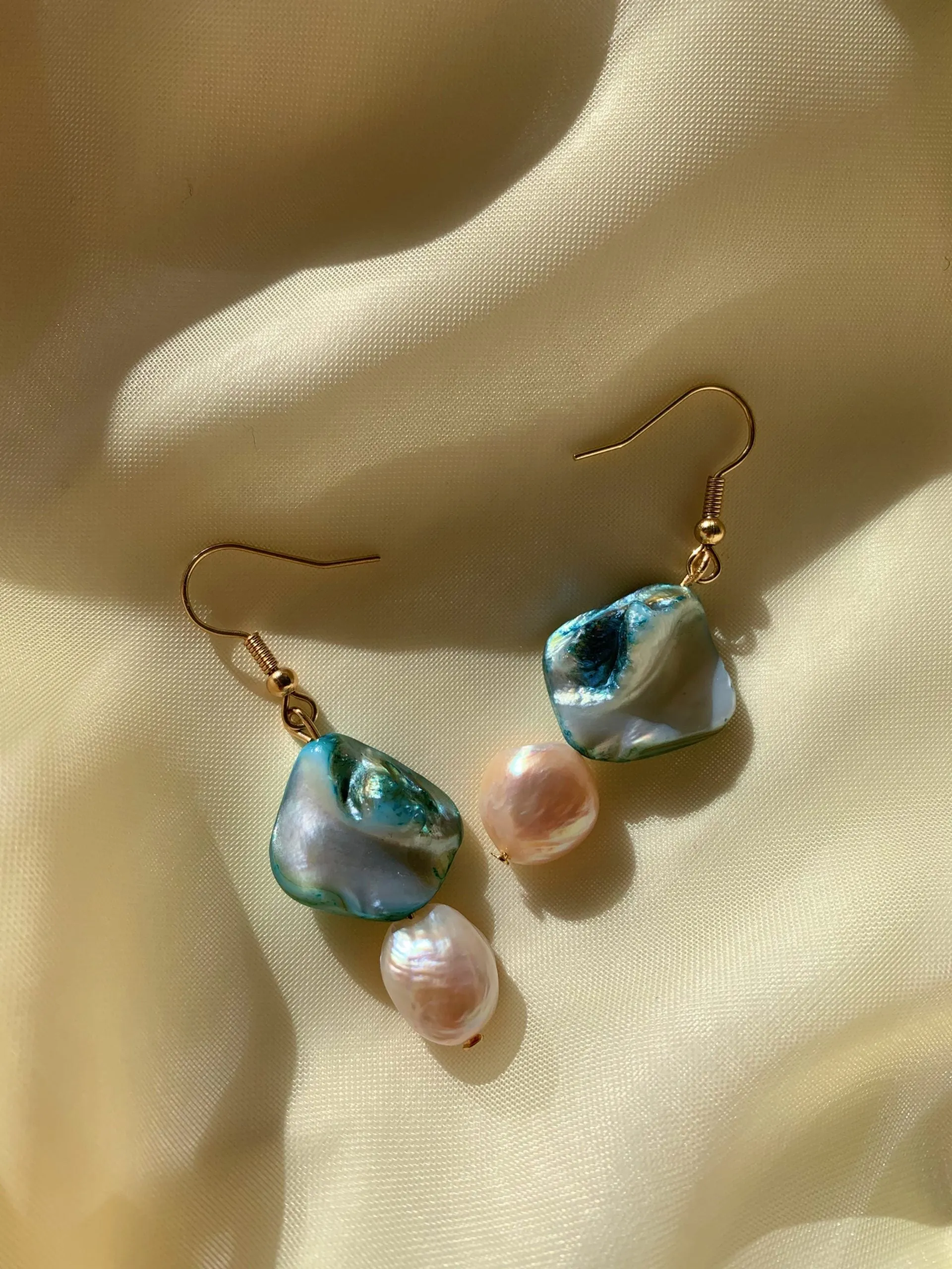 Waves Aqua Earrings