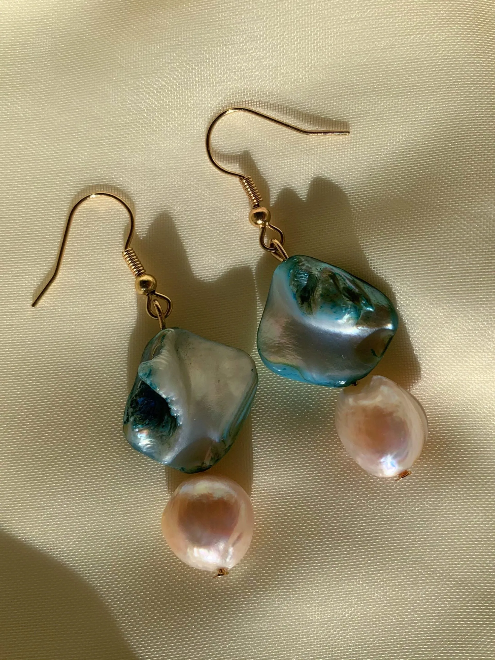 Waves Aqua Earrings