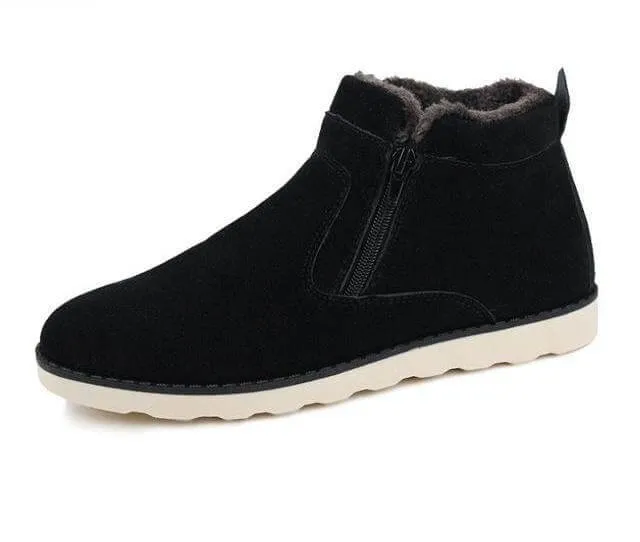 Winter Ankle Fur Warm Boots for Men