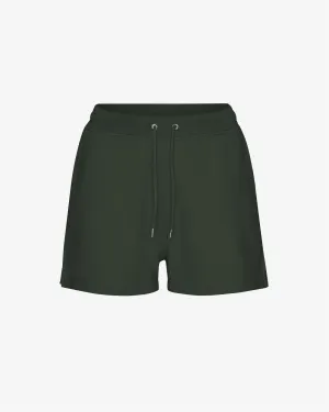 Women Organic Sweatshorts - Hunter Green