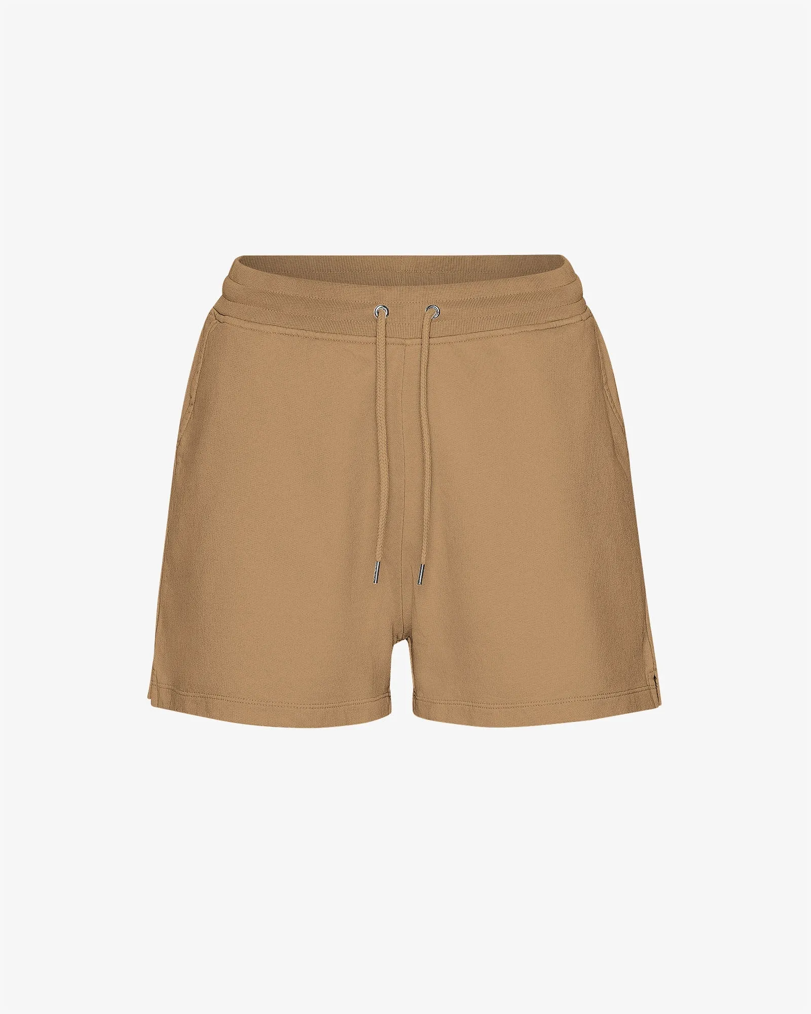 Women Organic Sweatshorts - Sahara Camel