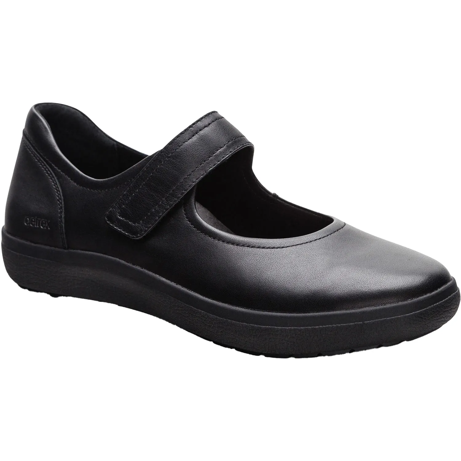 Women's Aetrex Erica Black Leather