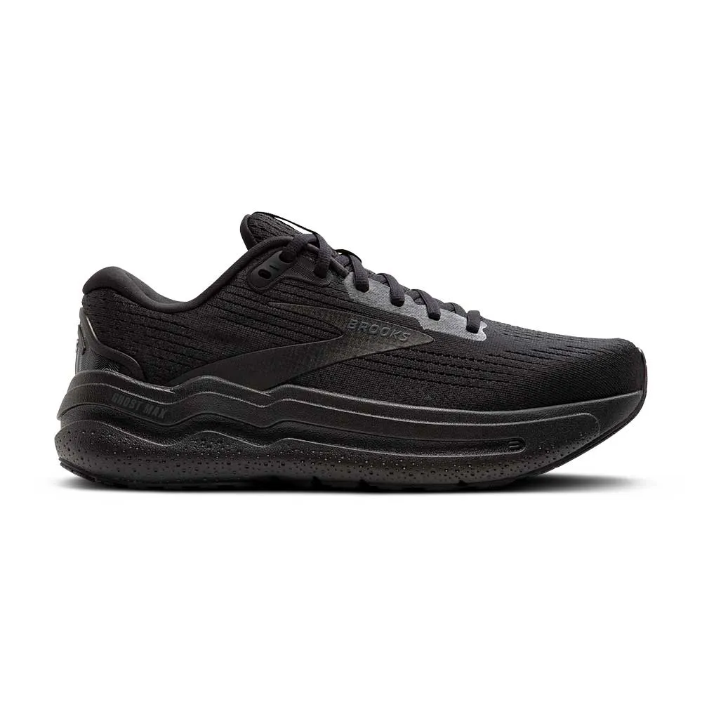 Women's Ghost Max 2 Running Shoe - Black/Black/Ebony - Regular (B)