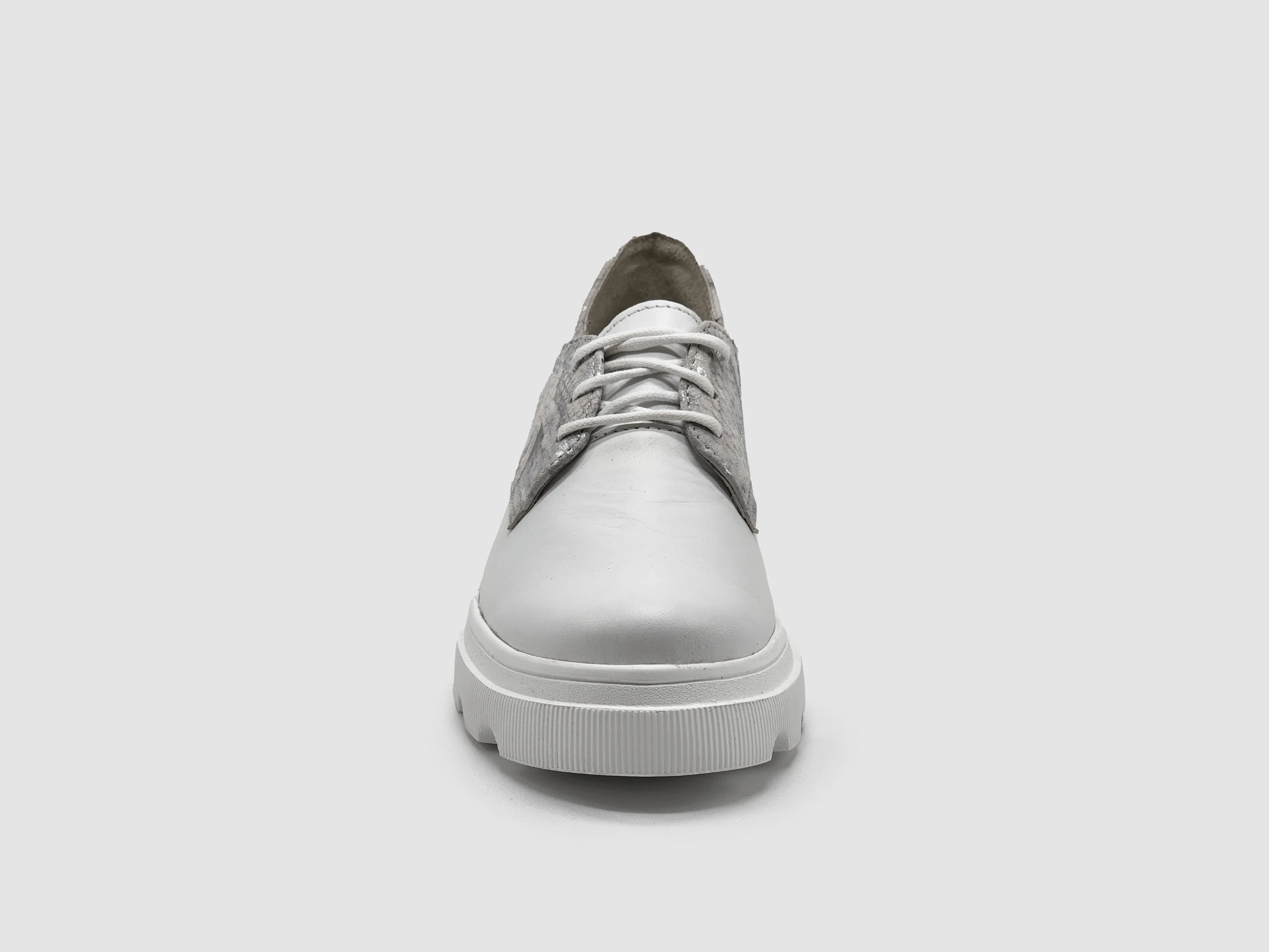 Women's Modern Low-Top Leather Shoes - White